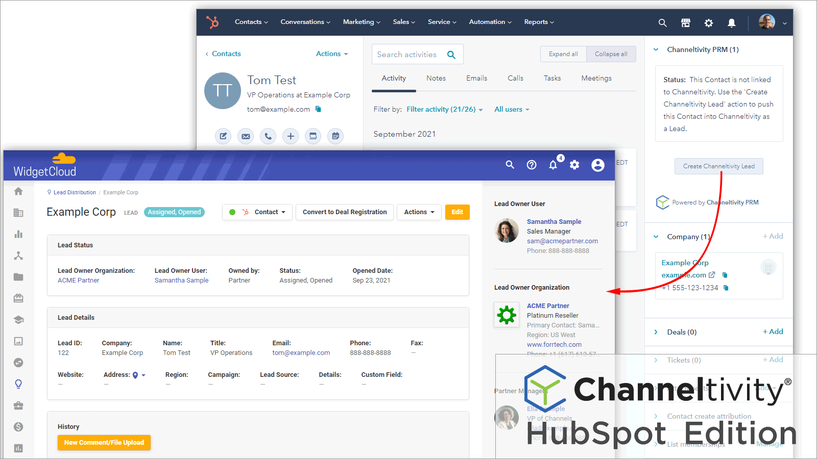 Channeltivity Lead Distribution